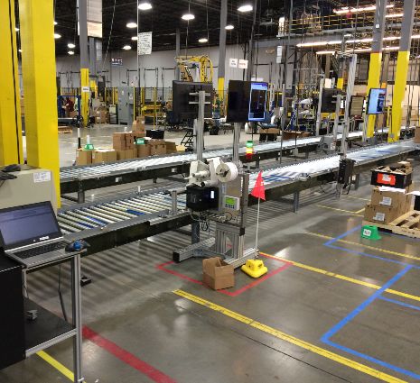 Conveyor Weigh Scale for Order Fulfillment - MMCI Robotics, robotic palletizer, robotic palletization, robotic palletizing system, robotic palletizers, robotic palletizing arm, palletizier, automatic palletizer, palletization